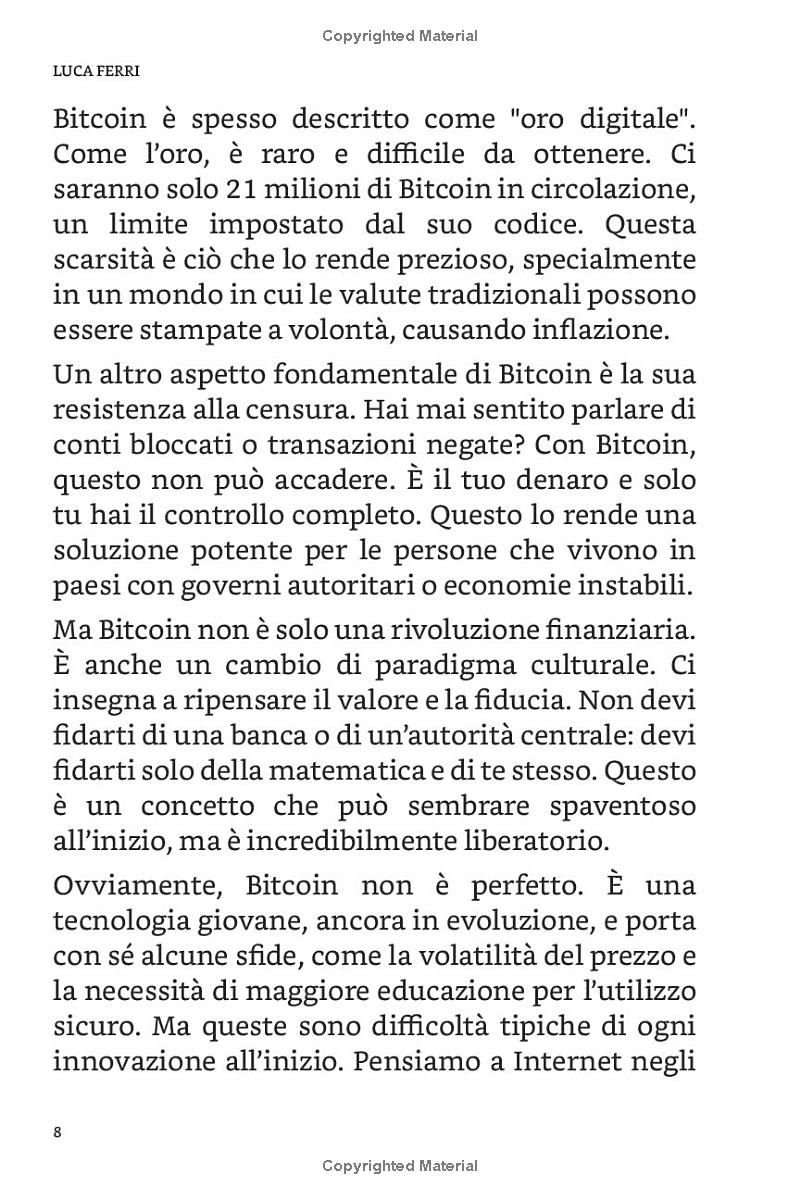 Bitcoin per Principianti: La Guida Completa alla Custodia Sicura delle Tue Criptovalute: Impara a proteggere i tuoi Bitcoin con portafogli sicuri, ... a lungo termine (Italian Edition)